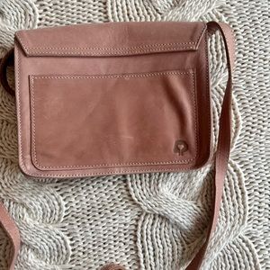 Leather crossbody bag